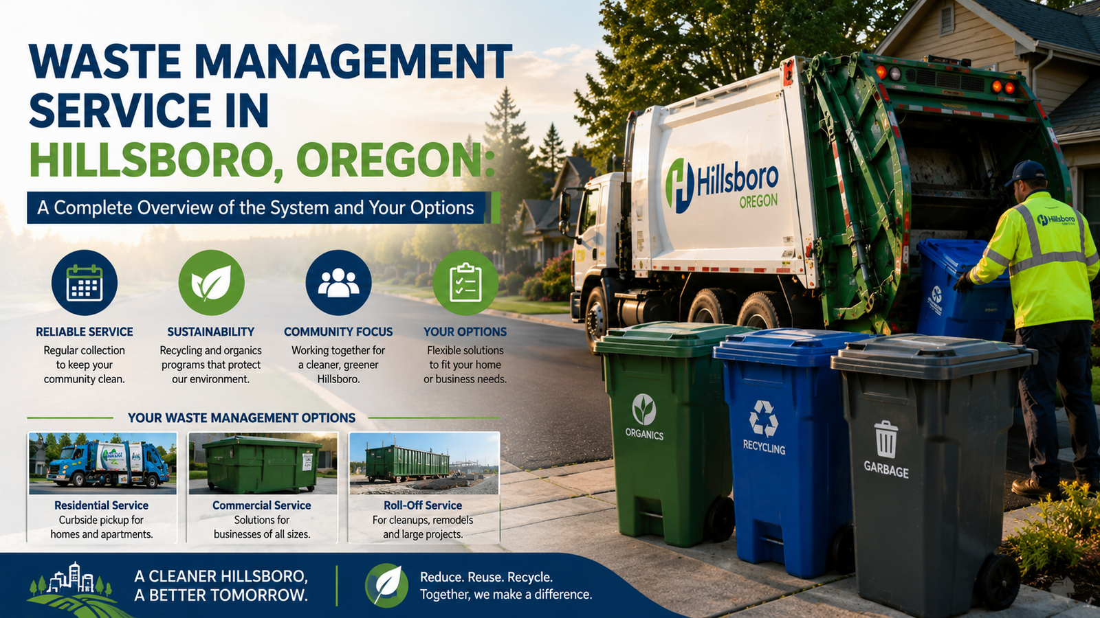 Waste Management Service in Hillsboro, Oregon: A Complete Overview of the System and Your Options
